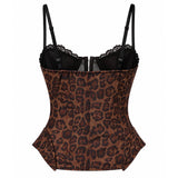 Boogzel Apparel Ferocious Fancy Leopard Corset Top, view 2