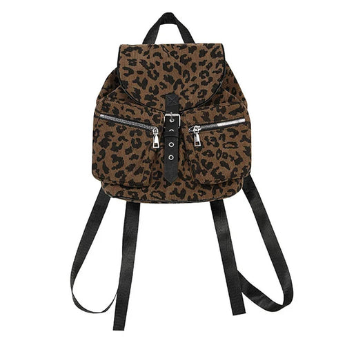Boogzel Apparel Ferocious Fancy Leopard Mini Backpack
