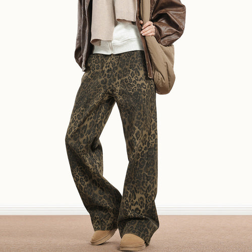 Boogzel Apparel Ferocious Fancy Leopard Print Jeans