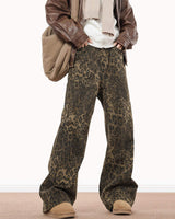 Boogzel Apparel Ferocious Fancy Leopard Print Jeans, view 4