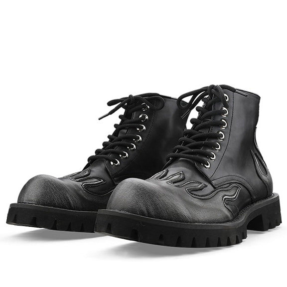 Boogzel Apparel Feel The Burn Combat Boots