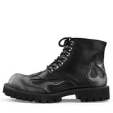 Boogzel Apparel Feel The Burn Combat Boots, view 2