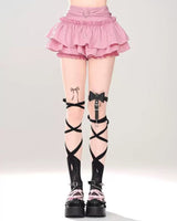Boogzel Apparel Flirty Babe Ruffle Skirt, view 4