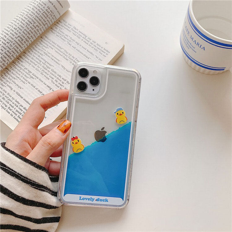 Boogzel Apparel Floating Ducks Liquid iPhone Case