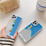 Boogzel Apparel Floating Ducks Liquid iPhone Case, view 2
