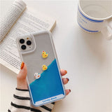 Boogzel Apparel Floating Ducks Liquid iPhone Case, view 3