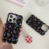 Boogzel Apparel Floral Bubble iPhone Case, view 5