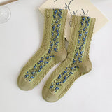 Boogzel Apparel Floral Embroidery Socks, view 4