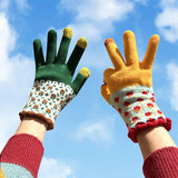 Boogzel Apparel Floral Knit Gloves, view 2