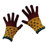Boogzel Apparel Floral Knit Gloves, view 4