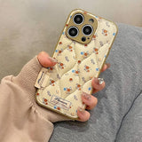 Boogzel Apparel Floral Quilted iPhone Case, view 3