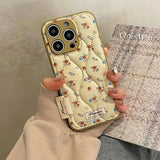 Boogzel Apparel Floral Quilted iPhone Case, view 4