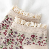 Boogzel Apparel Floral Ruffle Socks, view 3