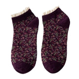 Boogzel Apparel Floral Ruffle Socks, view 5