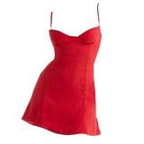Boogzel Apparel Florence Satin Mini Dress, view 2