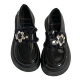 Boogzel Apparel Flower Buckle Chunky Platforms, view 2