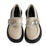 Boogzel Apparel Flower Buckle Chunky Platforms, view 5