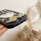 Boogzel Apparel Flower Butterfly Mirror iPhone Case, view 4