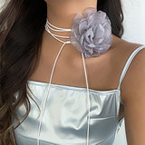 Boogzel Apparel Flower Choker Necklace, view 6