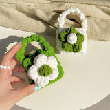 Boogzel Apparel Flower Crochet AirPods Case, view 3