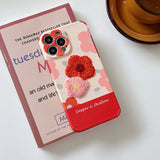 Boogzel Apparel Flower Embroidery iPhone Case, view 2