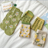 Boogzel Apparel Flower Pattern 5 Pack Socks, view 3