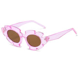 Boogzel Apparel Flower Shaped Sunglasses, view 4