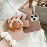 Boogzel Apparel Flower Wristband iPhone Case, view 4