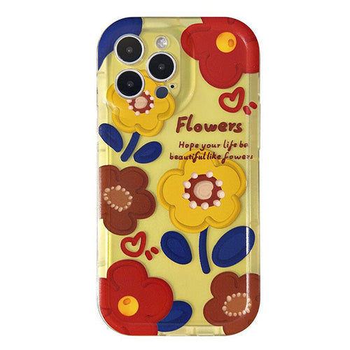 Boogzel Apparel Flowers iPhone Case