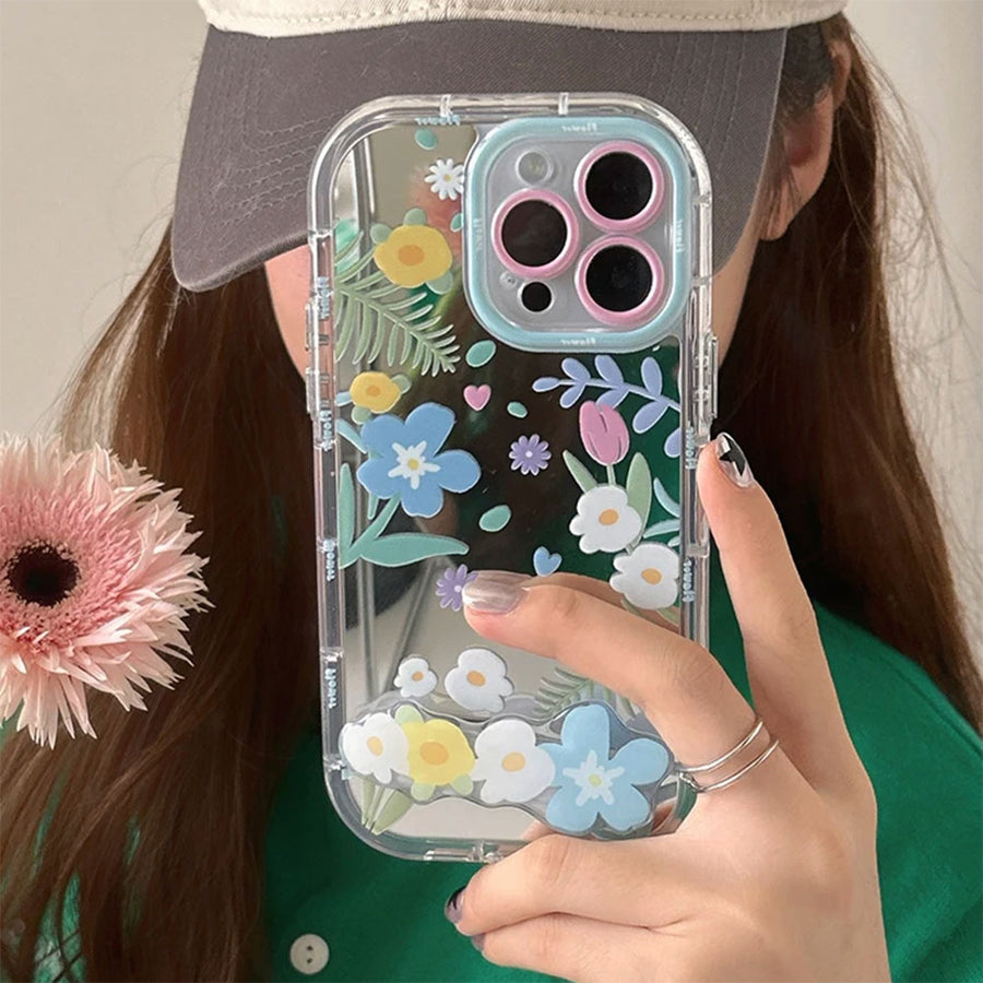 Boogzel Apparel Flowers Pattern IPhone Case With Holder