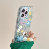Boogzel Apparel Flowers Pattern IPhone Case With Holder, view 5