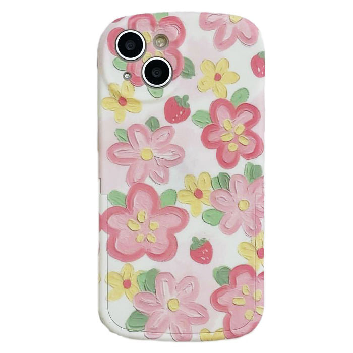 Boogzel Apparel Flowers & Strawberry iPhone Case