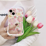 Boogzel Apparel Flowers & Strawberry iPhone Case, view 2
