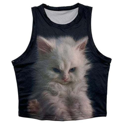 Boogzel Apparel Fluffy Moody Kitten Baby Tee