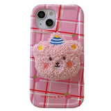Boogzel Apparel Fluffy Bear iPhone Case, view 2