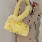 Boogzel Apparel Fluffy Chain Shoulder Bag, view 4