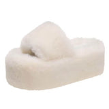 Boogzel Apparel Fluffy Platform Slippers, view 2