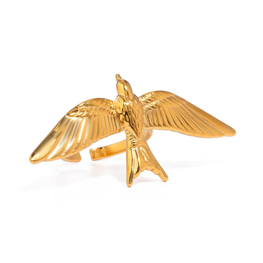 Boogzel Apparel Flying Bird Aesthetic Ring