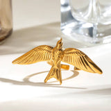 Boogzel Apparel Flying Bird Aesthetic Ring, view 2