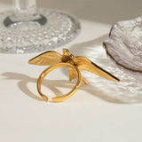 Boogzel Apparel Flying Bird Aesthetic Ring, view 3