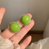 Boogzel Apparel Forbidden Garden Glossy Stud Earrings, view 2