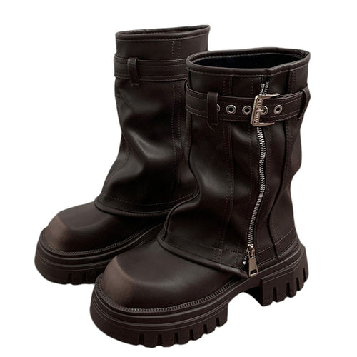 Boogzel Apparel Forbidden Girlfriend Chunky Boots