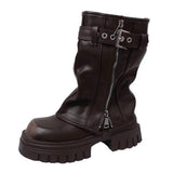 Boogzel Apparel Forbidden Girlfriend Chunky Boots, view 3