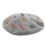 Boogzel Apparel Forest Embroidered Beret, view 3