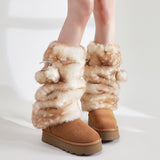 Boogzel Apparel Forest Fawn Fluffy Leg Warmers, view 6