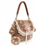 Boogzel Apparel Forest Fawn Fluffy Shoulder Bag, view 2