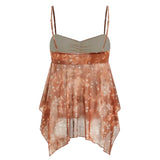 Boogzel Apparel Forest Fawn Print Mesh Top, view 2