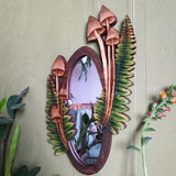 Boogzel Apparel Forest Mushroom Wooden Mirror, view 6
