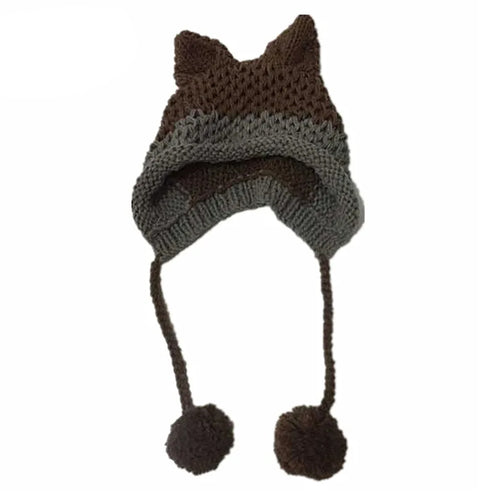 Boogzel Apparel Fox Ears Crochet Hat