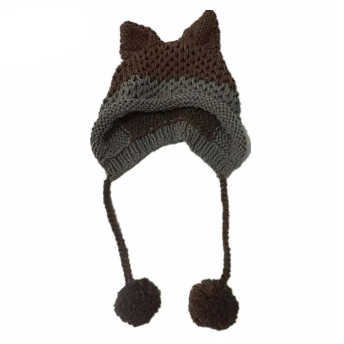 Boogzel Apparel Fox Ears Crochet Hat